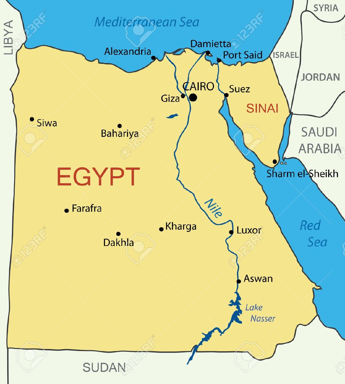 Excursiones en El Cairo, Luxor y Abu Simbel por carretera.